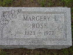 Margery Irene <I>Gray</I> Rose 