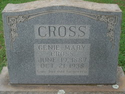 Genie Mary <I>Carrick</I> Cross 