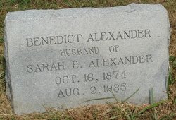 Benedict D Alexander 
