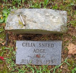 Celia Adline <I>Sneed</I> Adge 