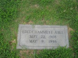Edith <I>Hammett</I> Abee 