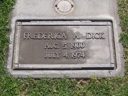 Fredrica A <I>Miller</I> Dick 
