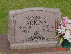Maxine Mildred <I>Carter</I> Adkins 