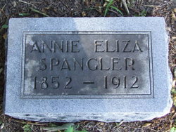 Annie Eliza <I>Parr</I> Spangler 