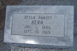 Bessie <I>Abbott</I> Kerr 