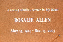 Rosalie <I>Detornyay</I> Allen 