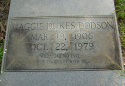 Maggie <I>Dukes</I> Dodson 