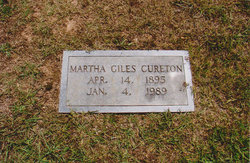 Martha <I>Giles</I> Cureton 