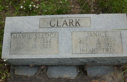 Mamie <I>Sledge</I> Clark 