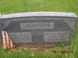 Alma Pearl <I>Butler</I> Jamison 