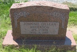 Johnnie Maye <I>Gillean</I> Anderson 