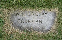 Ann <I>Lindsay</I> Corrigan 