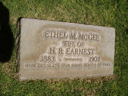 Ethel M. <I>McGee</I> Earnest 