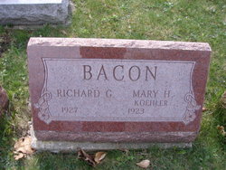 Mary Henrietta <I>Koehler</I> Bacon 