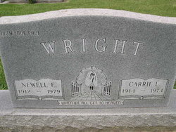 Carrie L. <I>Hutchens</I> Wright 