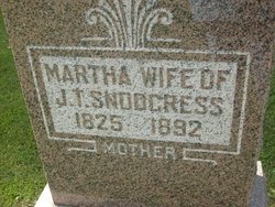 Martha J. <I>Allee</I> Snodgress 