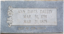 Ann <I>Davis</I> Dalley 