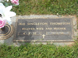 Iris Ellen <I>Singleton</I> Thompson 