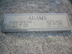 Alyce <I>King</I> Adams 