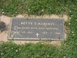 Betty Belle <I>Thompson</I> Roberts 