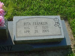 Rita <I>Franklin</I> Clontz 