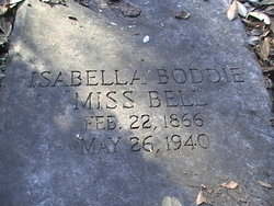 Isabella “Miss Bell” Boddie 
