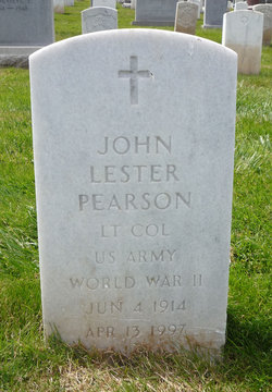 LTC John Lester Pearson 