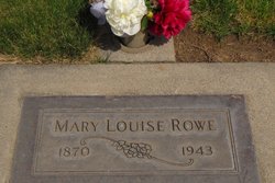 Mary Louise <I>Zeiner</I> Rowe 