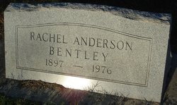Rachel Rebecca <I>Anderson</I> Bentley 