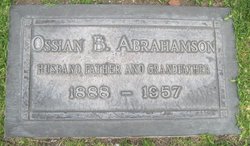 Ossian B Abrahamson 