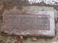 Donna May <I>Corbridge</I> Cannon 