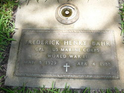 Frederick Henry Bahr Jr.