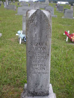 Sarah A. <I>Short</I> Bacon 