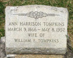 Ann Tate <I>Harrison</I> Tompkins 