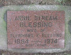 Elizabeth “Annie” <I>Stream</I> Blessing 