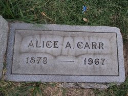 Alice <I>Adams</I> Carr 