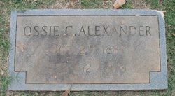 Ossie Alice <I>Collins</I> Alexander 