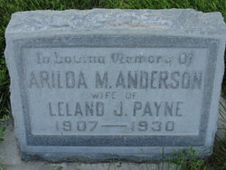 Arilda Madeline <I>Anderson</I> Payne 