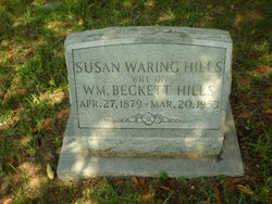 Susan <I>Waring</I> Hills 