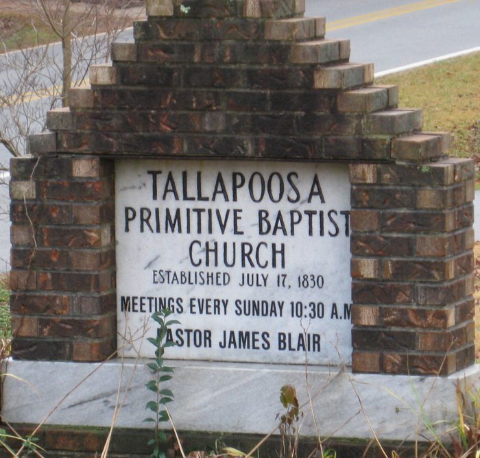 Tallapoosa Primitive Baptist Church Cemetery