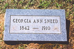 Georgia Ann <I>Sharp</I> Sneed 