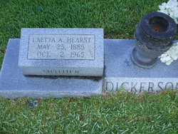 Laetta A. <I>Hearst</I> Dickerson 