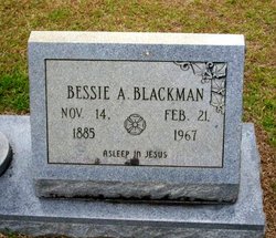 Bessie Gertrude <I>Abbott</I> Blackman 