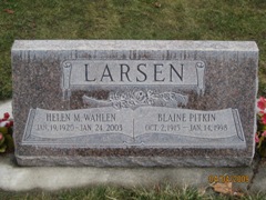 Blaine Pitkin Larsen 