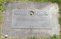 Doris Elizabeth <I>Cabe</I> Beckman 