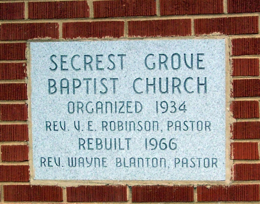 Secrest Grove Baptist Church Cemetery