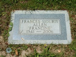 Frances “Francine” <I>Siouris</I> Allen 
