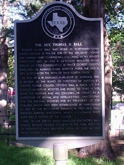 Rev Thomas Henry Ball 