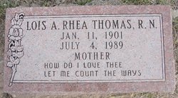 Lois Auzella <I>Rhea</I> Thomas 