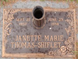 Janette Marie Thomas-Shiflet 
